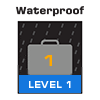 <b>waterproof level 1</b><br />die erste Ebene der Wasserfestigkeit