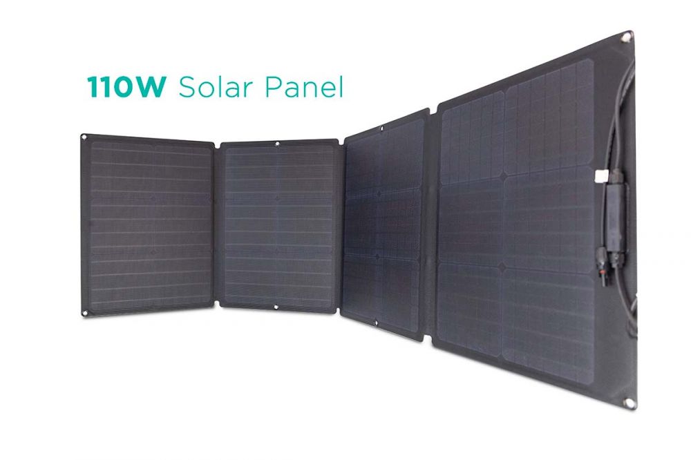 ecoflow tragbare solar panel 110w