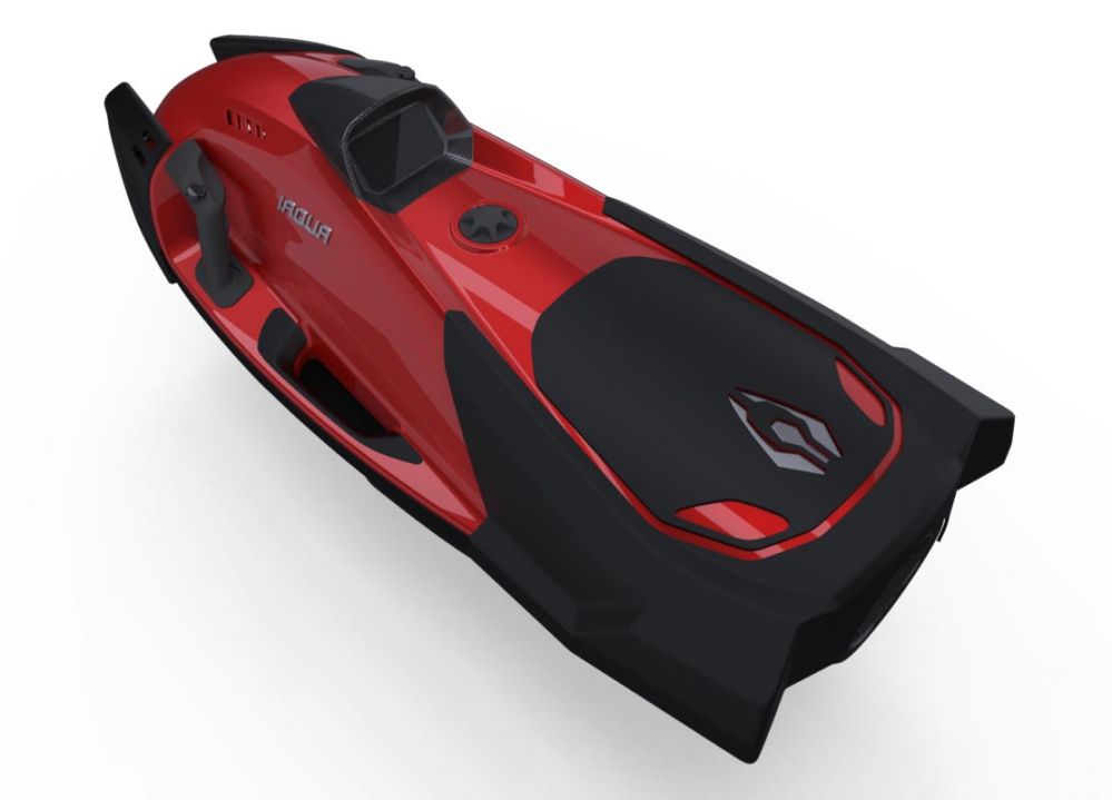 iAqua Unterwasser scooter SeaDart MAX+ Portside rot