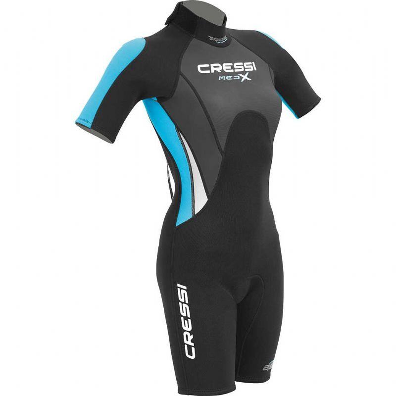 cressi med x lady 25mm shorty neoprenbekleidung