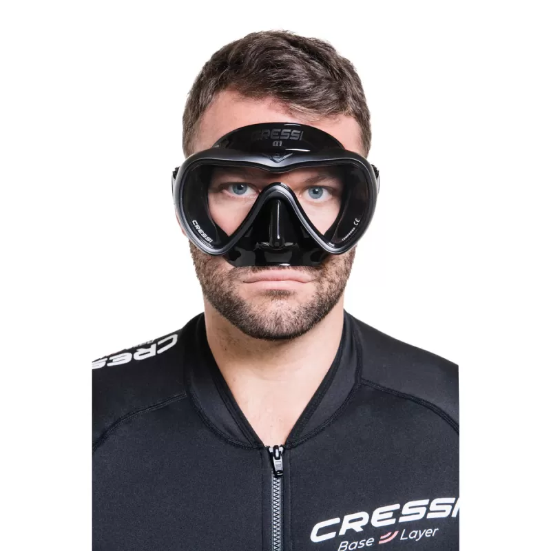 CRESSI Anti-fog A1 Tauchmaske Schwarz