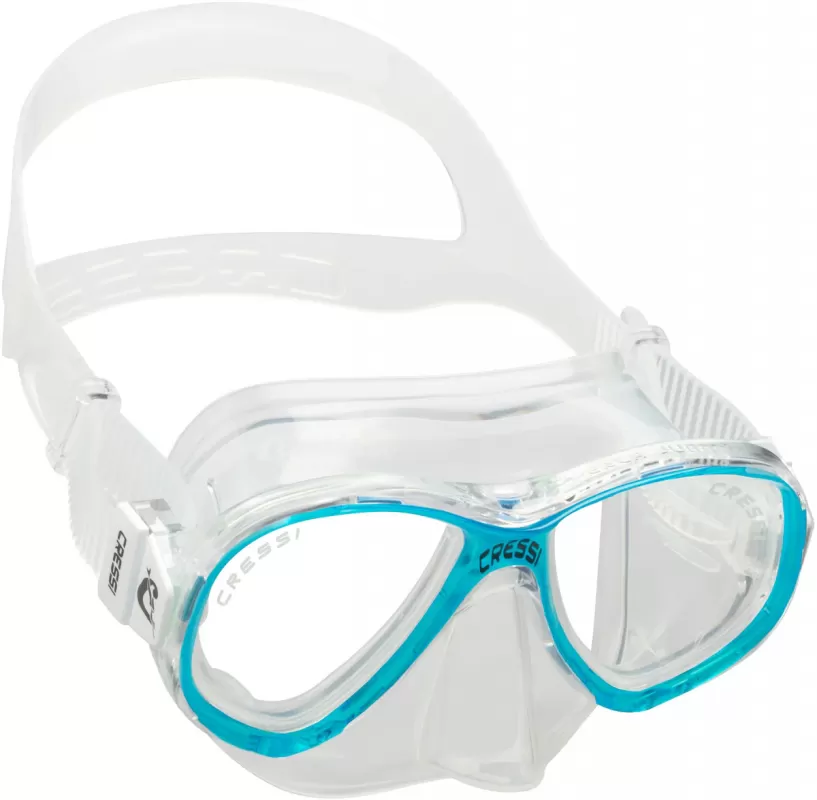 Cressi Perla Kinder Taucherbrille AquaBlue