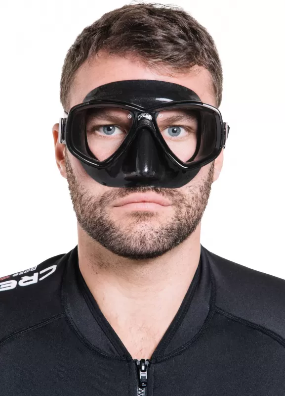 Cressi Perla Taucherbrille Schwarz