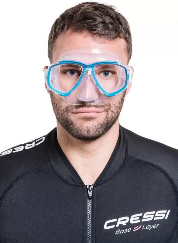 Cressi Perla Taucherbrille Wasserblau