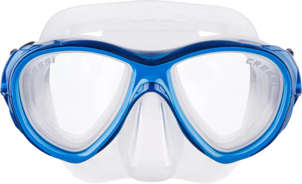 CRESSI Samoa Tauchmaske Transparent/blau