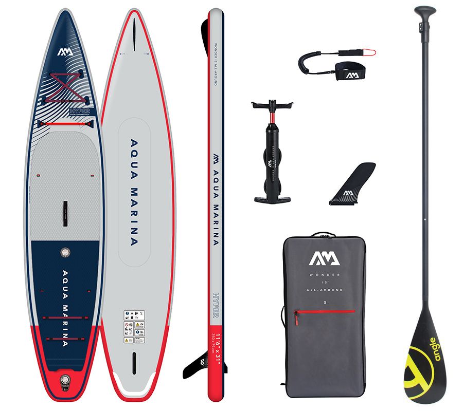 Aqua Marina SUP Board aufblasbar Hyper 11'6'' + Paddel