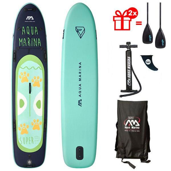 aqua marina sup board aufblasbar super trip 122