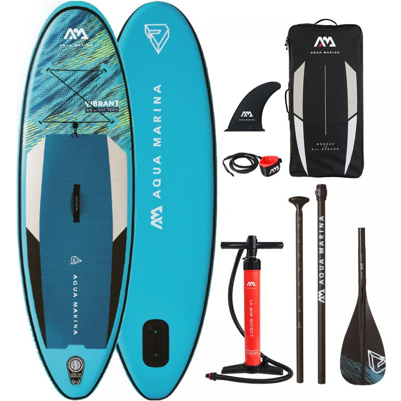 aqua marina sup board aufblasbar vibrant paddel