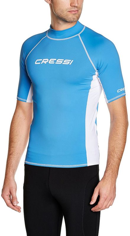 Cressi Herren Rash Guard Ärmel Kurze blau XXL