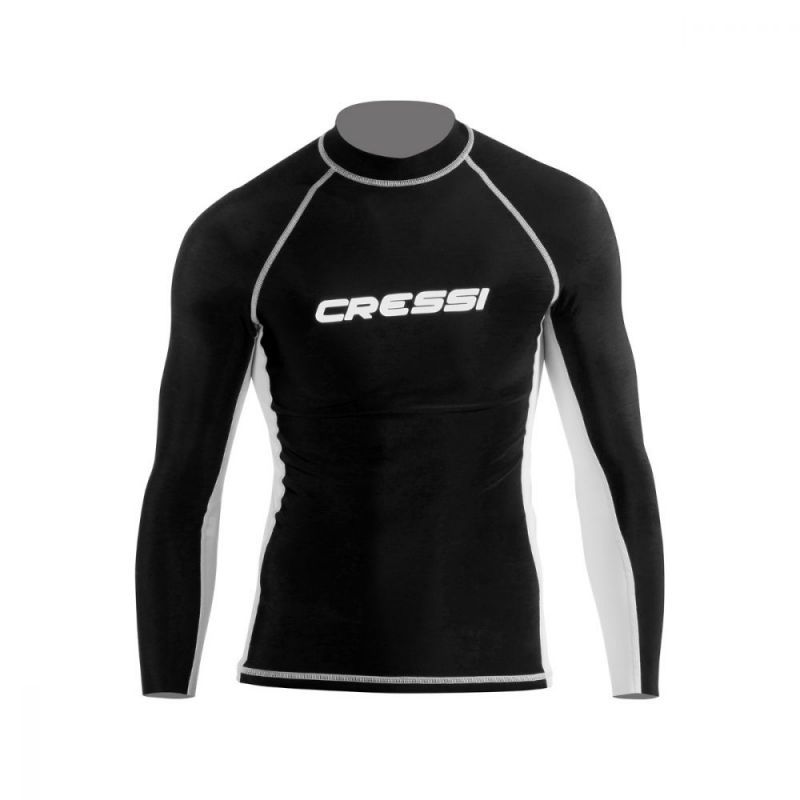 cressi herren rash guard rmel lange schwarz