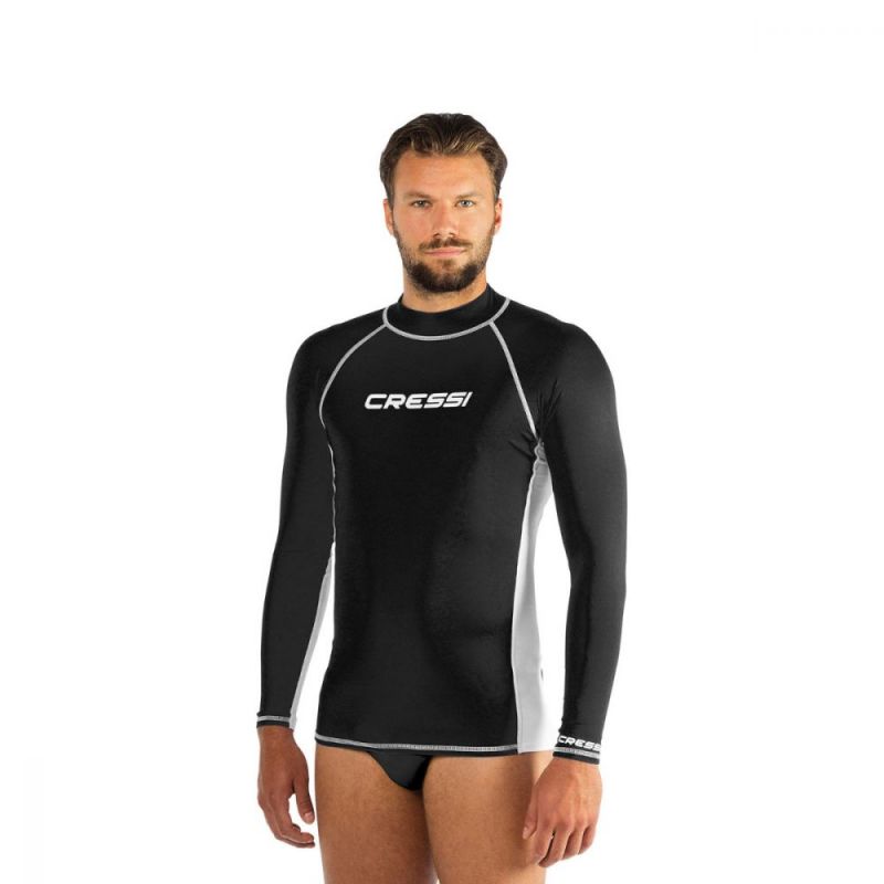 Cressi Herren Rash Guard Ärmel Lange schwarz XXXL