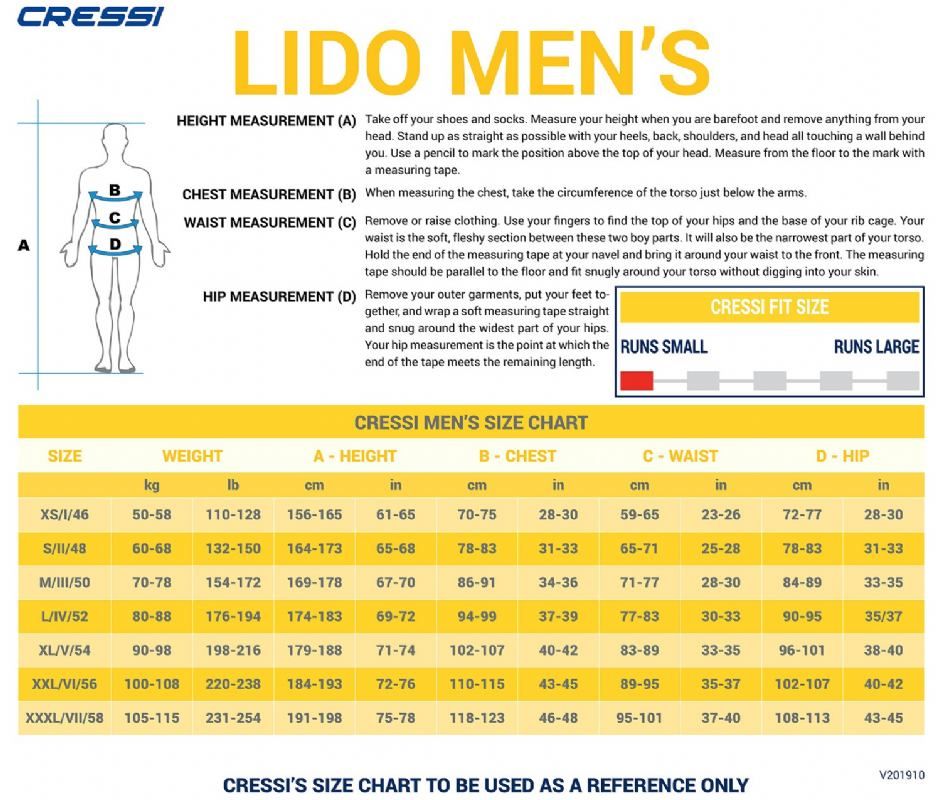 Cressi Lido 2.0 Neoprenanzug XXXXL