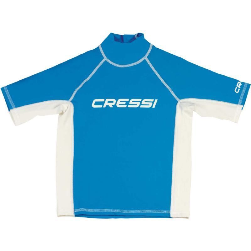 Cressi Rash Guard Ärmel Kurze für Kinder Blau 4