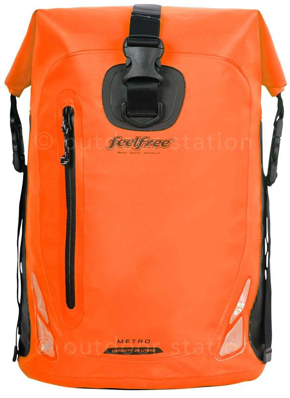 feelfree wasserdichter motorradrucksack metro 25l