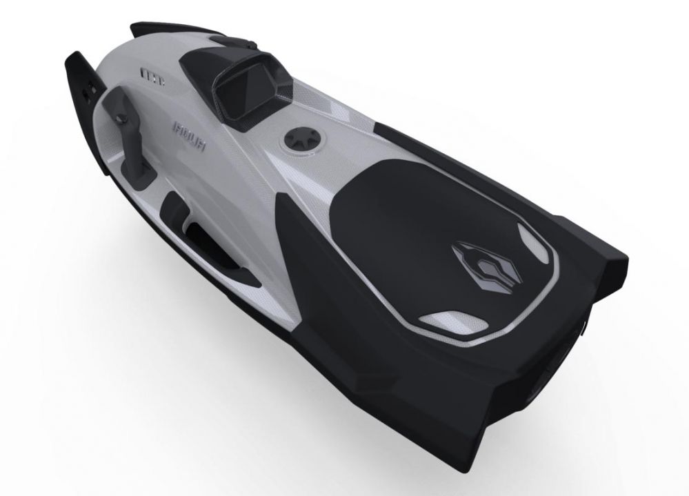 iAqua Unterwasser scooter SeaDart MAX Shark silber