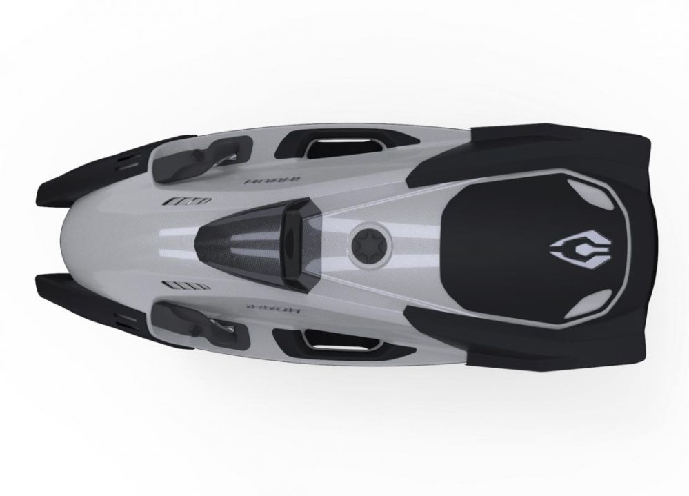 iAqua Unterwasser scooter SeaDart MAX Shark silber