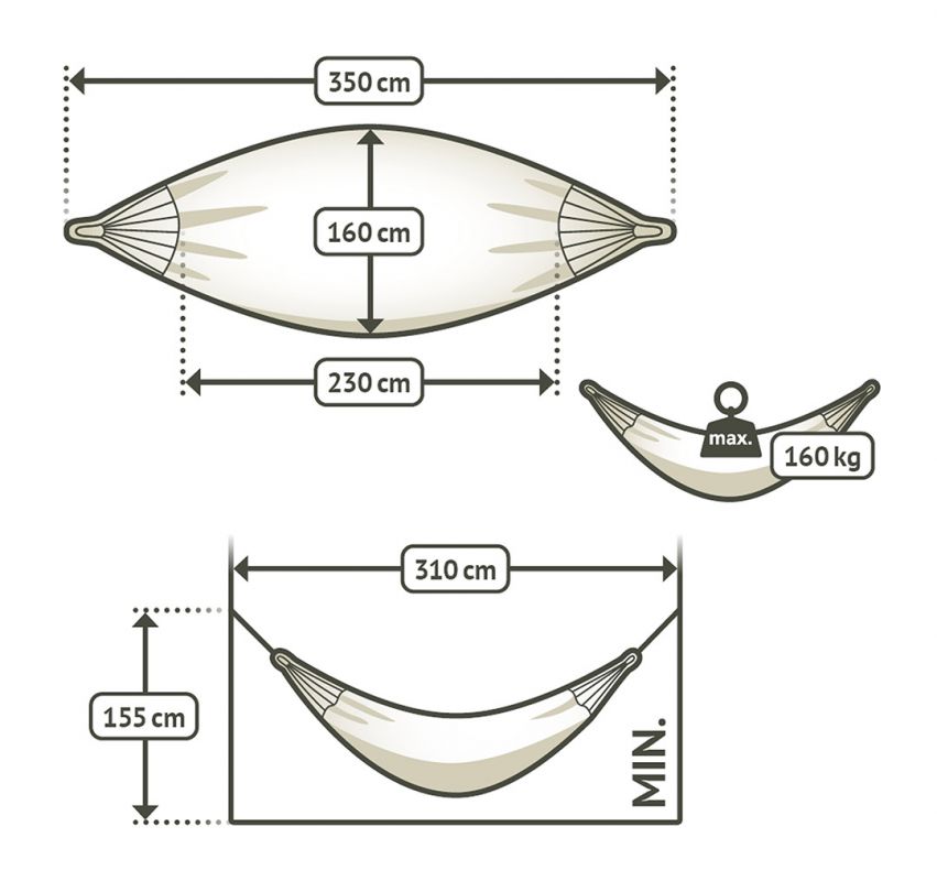 La Siesta Hängematte Currambera kiwi