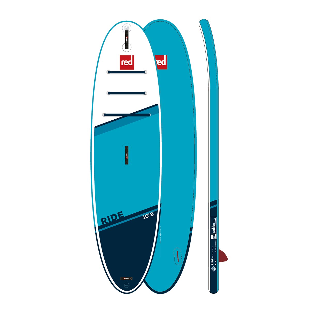 Red Paddle Co SUP Board 10'8'' Ride + Angle TRAVEL Fiberglass Paddel