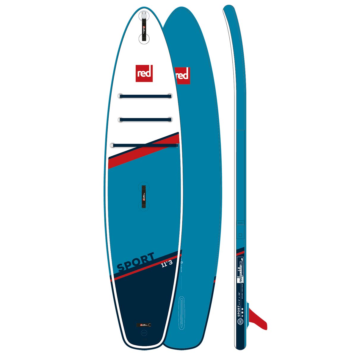 Red Paddle Co SUP Board 11'3'' Sport + Angle SPORT Paddel