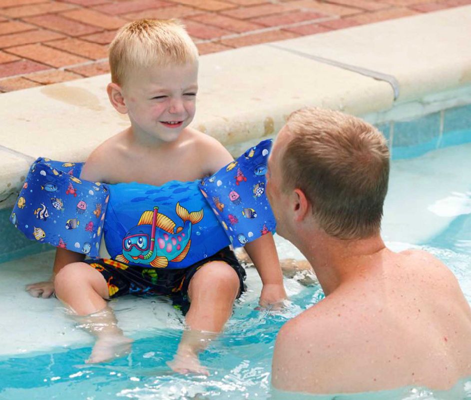 Puddle Jumper 3 in 1 Schwimmveste für Kinder fish