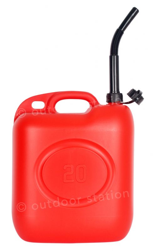 PVC Benzin und Kraftstofftank - Kanister 20L