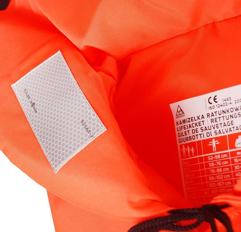 Rettungsweste Aquarius orange XL 100N