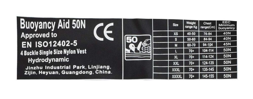 Schwimmweste Jet Ski Deluxe Nylon 50N blue L