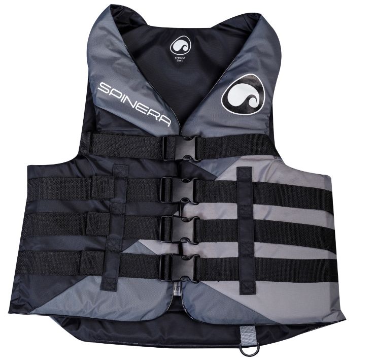 Schwimmweste Jet Ski Deluxe Nylon 50N grau M