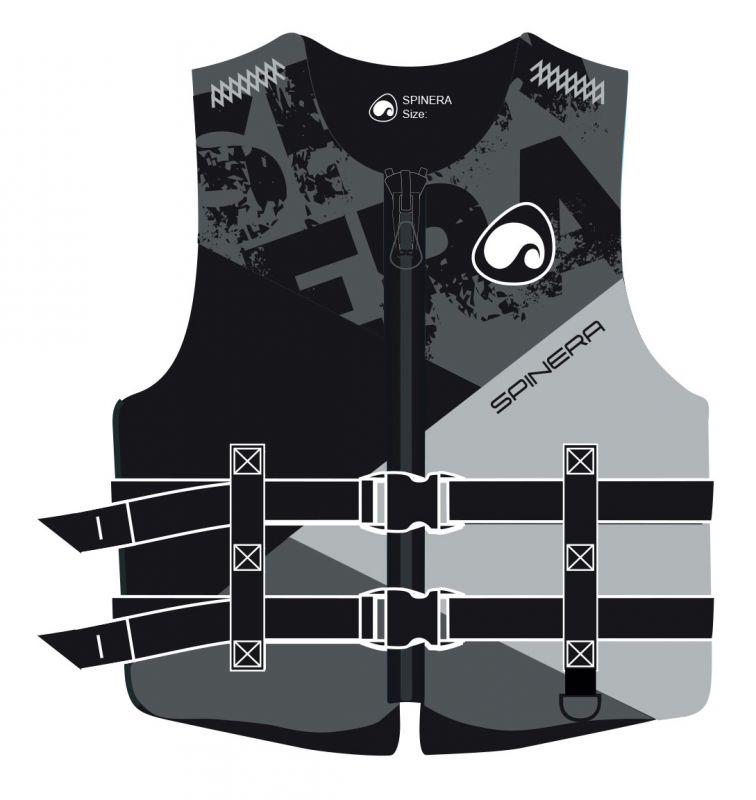 Spinera Ski Relax Neoprene 50N schwimmweste grau L