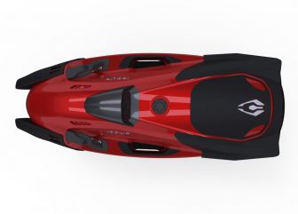 iAqua Unterwasser scooter SeaDart MAX+ Portside rot