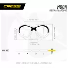 Cressi Kinder Tauchmaske Moon Lila