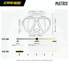 Cressi Matrix Tauchmaske Grün