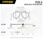 Cressi Perla Taucherbrille Rosa