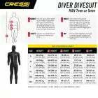 Cressi Tauchanzug Diver 5.0 M