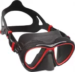 CRESSI Tauchmaske Quantum Schwarz/rot