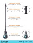 Angle SUP paddel für kinder JUNIOR 3