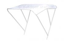 Bimini-Verdeck Sombrero 150x180x140 cm weiß