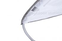 Bimini-Verdeck Sombrero 150x180x140 cm weiß