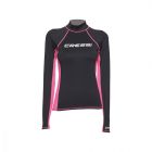 Cressi Damen Rash Guard Ärmel Lange schwarz/rosa L