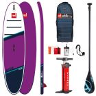 Red Paddle Co SUP Board 10'6'' Ride lila + Angle HYBRID carbon Paddel