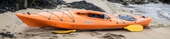 Sit in einer Kajak Seekajak Feelfree Aventura v2 110 orange