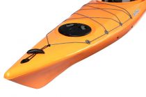 Sit in einer Kajak Seekajak Feelfree Aventura v2 125 orange