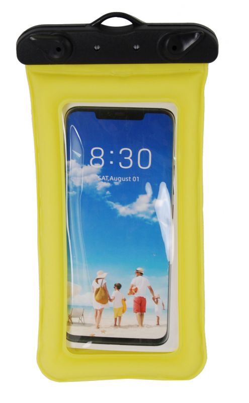 Wasserdichte Handyhülle für Smartphones GP-46BLU   gelb