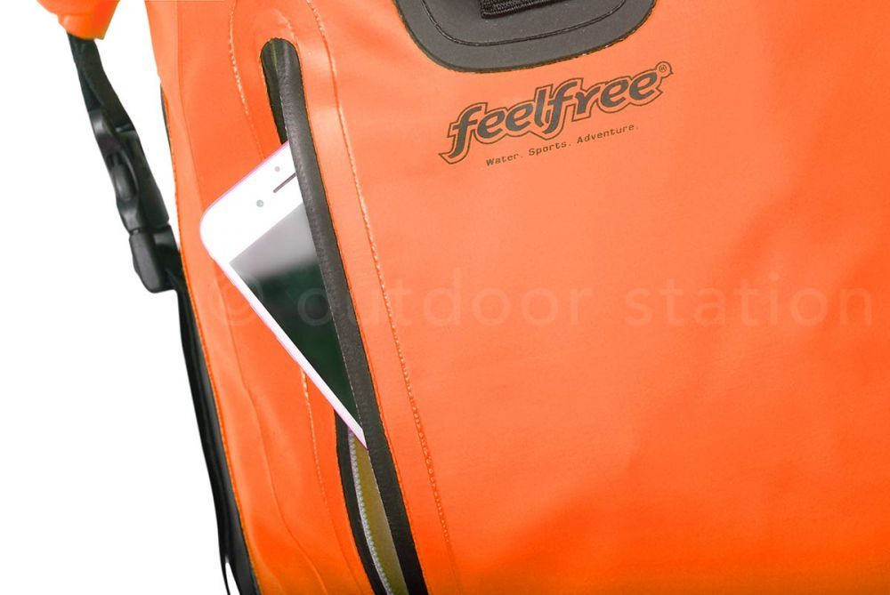 Feelfree wasserdichter Motorradrucksack Metro 25L orange